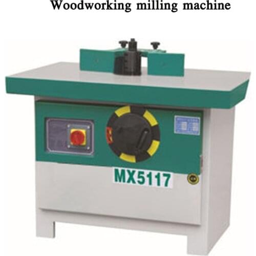 380V Woodworking Milling Machine Vertical Single-axis Milling High-speed Manual Milling Machine Woodworking Milling Machinery