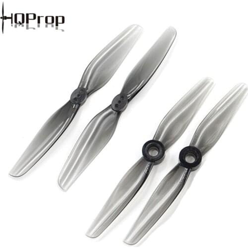 4PCS HQProp T4x2.5 Grey 4025 2-blade CW CCW Poly Carbonate Propeller For RC FPV Racing Freestyle 4inch Toothpick Micro Drones