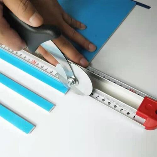 60mm Manual Rotary Cutter KT Board PVC Sheet Advertising Round Cutter Cutting Roller Flex Banner Paper Cloth Leather Knife