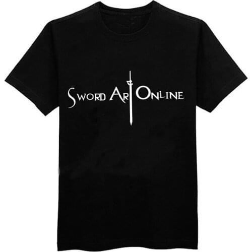 21 colors Sword Art Online t shirt SAO Mens t-shirts cotton tshirt O neck casual t-shirt boys clothes anime summer tops tees