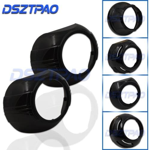 Projector Shrouds For Headlight Lenses Bi-xenon 3.0 Masks Bezels Centric Ring Adapter For Hella 3R G5/Koito Q5/WST Lens Retrofit