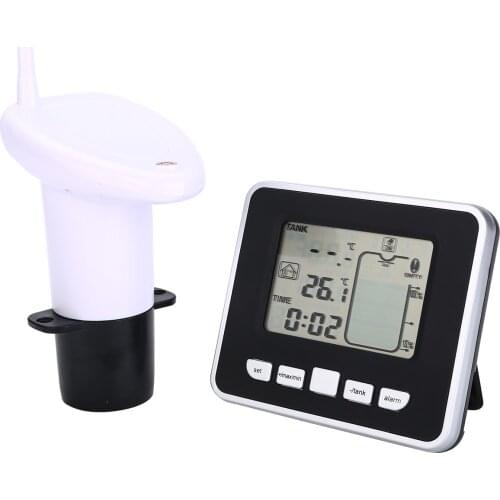 Mayitr Ultrasonic Water Tank Level Meter Temperature Sensor Low battery Indicator Instruments For Level Measurement