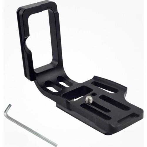 Metal CNC Vertical Shoot Quick Release L Plate Bracket for Nikon D800 D800E D810 DSLR Arca-Swiss