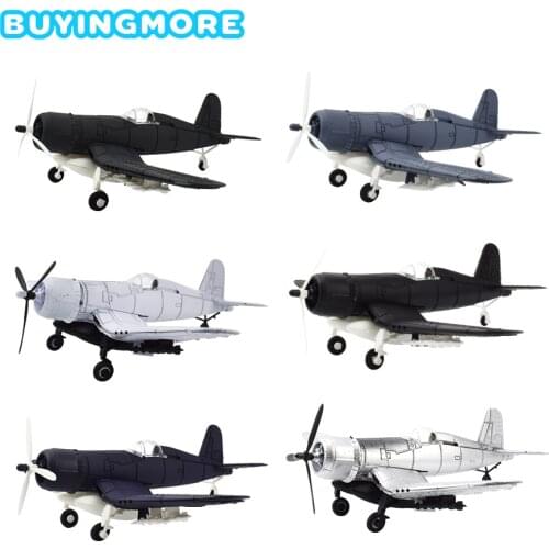1 PCS Assembly Aircraft Model Kit Toys for Boys Military F4U Corsair Fighter 4D Model DIY Building Blocks Educational Toy Gifts