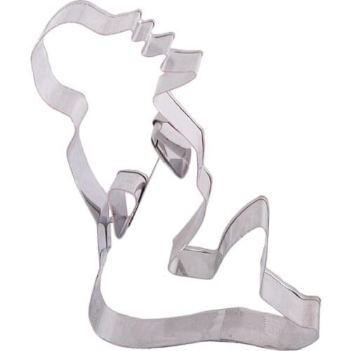 New Mermaid DIY Cookie Cutter Stainless Steel Cake Biscuit Moulds Baking Fondant Pastry Tools for Cake Decorating