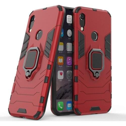 Honor 8A Case For Huawei honor 8A case Armor Ring Magnetic Car Hold Shockproof Soft Bumper Phone Cover For Huawei honor 8A Case