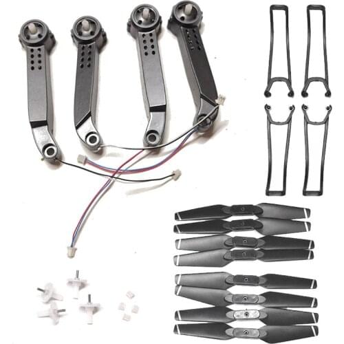 RC drone quadcopter SG107 Propellers blades guard arm with gears engine motor Spare Parts Accessories