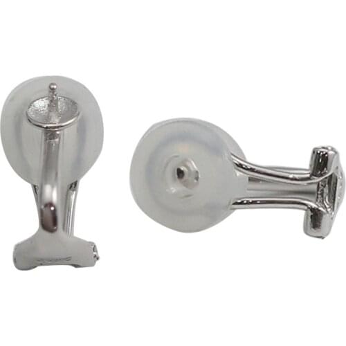 Beadsnice 925 Sterling Silver Clip On Earring Finding Jewelry Accessories Making Gift for Girlfriends ID38914smt4