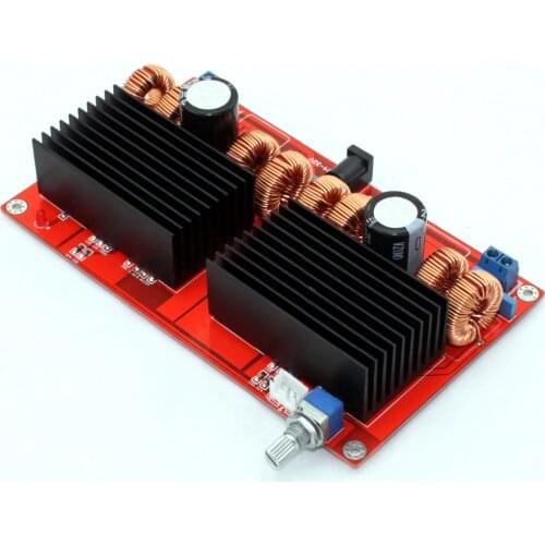 YJ TDA7498 amplifier board 32VDC 2.0 channel class D Parallel TDA7498 amplifier 200W+200W better TA2024