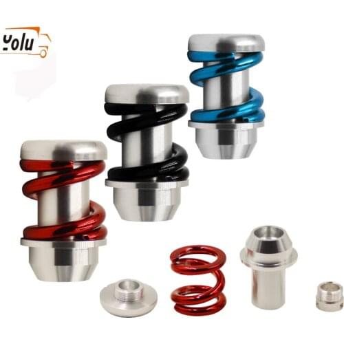 YOLU Universal Automatic Transmission Car Gear Shift Knob Shifter Lever Knob Red Black Blue Gear Head Protector