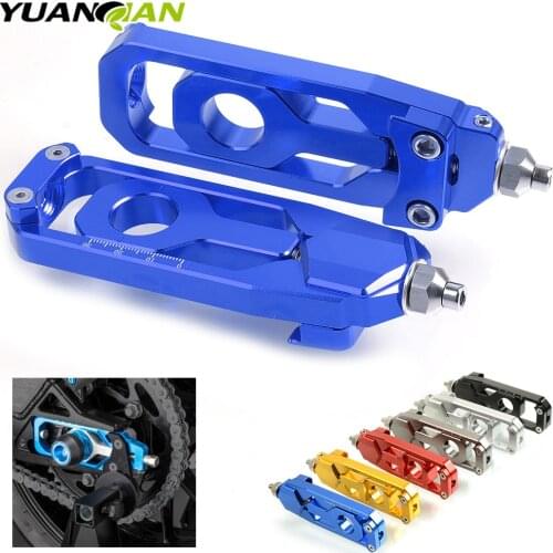Motorcycle Parts CNC Tensioners Catena rear axle spindle chain adjuster For YAMAHA MT-09 TRACER FZ-09 FJ-09 MT FZ FJ 09