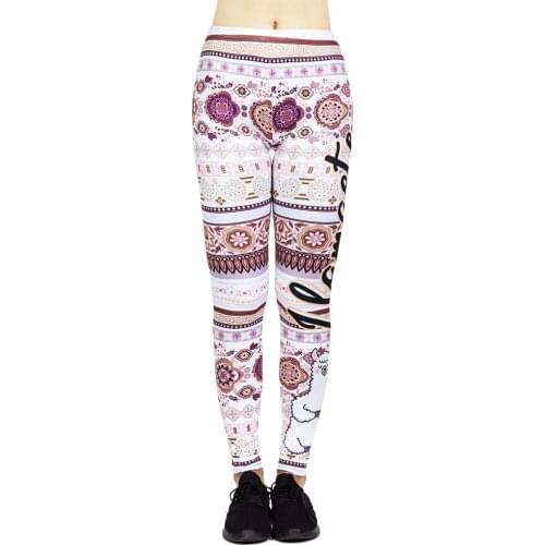 Fashion Sexy leggins mujer llamaste Printing legging feminina leggins fitness Woman high Waist Pants workout leggings