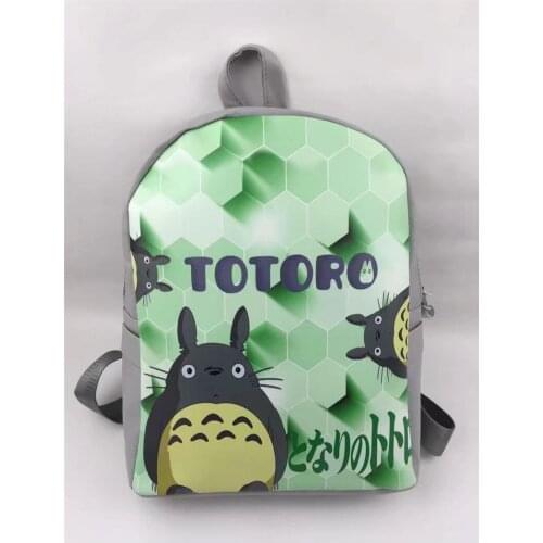 Women Cartoon Backpack My Neighbor Totoro Anime Backpack Student School Bags Bookbag Casual Travel Bags Knapsack for Teenage