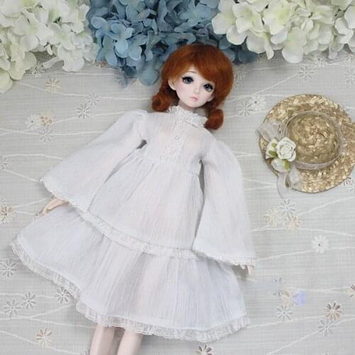1/6 1/4 1/3 scale BJD clothes accessories Lolita rural style vintage dress for BJD/SD YOSD MSD SD13 doll accessories C0416