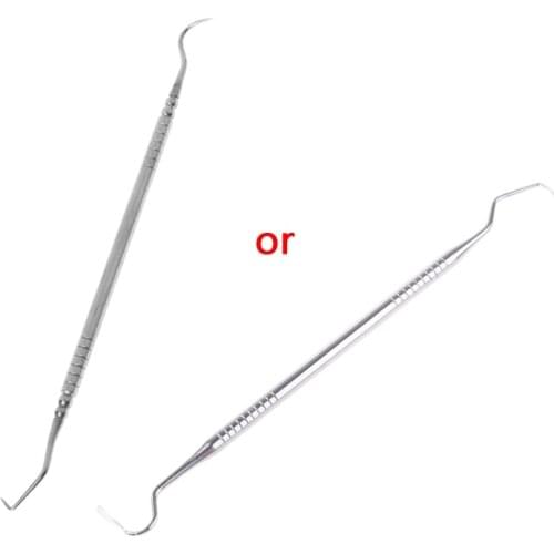 1Pc Double Ends Dentist Teeth Clean Hygiene Explorer Probe Hook Pick Dental Tool