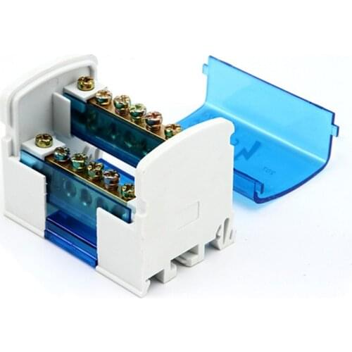 1pcs HC-016-207 Waterproof terminal block cable terminal optical fiber guide rail junction box power distribution block general