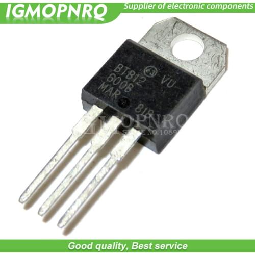 10PCS BTB12-600B BTB12 600B BTB12-600BW 600V 12A TO-220 bidirectional controlled thyristor