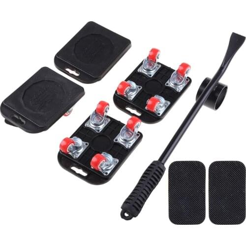 360 Degree Professional Heavy Furniture Mover Tools Transport Lifter Heavy Stuffs Moving Pulley Slider Roller Logistics Helper