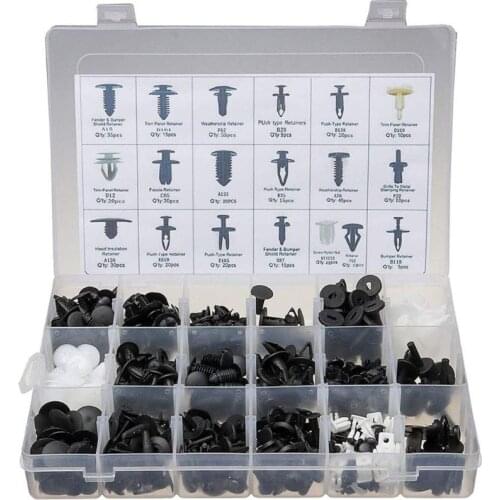 435 PCS/Set Car Body Interior Bumper Retainers Fasteners Clips Fastener Kit