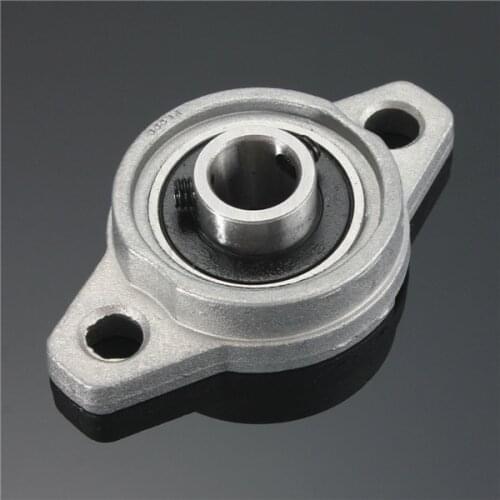 8/10/12/15/17mm Bore Diameter Zinc Alloy Pillow Block Flange Linear Bearing KFL Series CNC