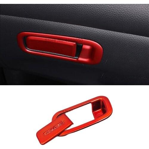 ABS Plastic For Honda Accord 10th 2018 2019 Car copilot glove Box handle bowl Cover Trim car styling accessories 2pcs