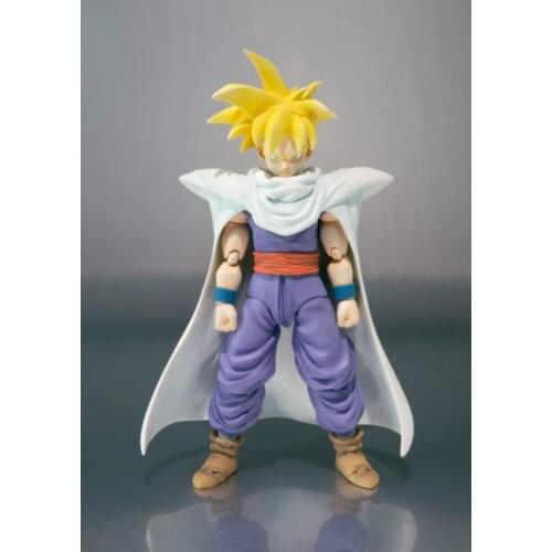BANDAI Dragon Ball Z SHF Super Saiyan Son Gohan Action PVC Collection Model Toy Anime Figure Toys For Kids
