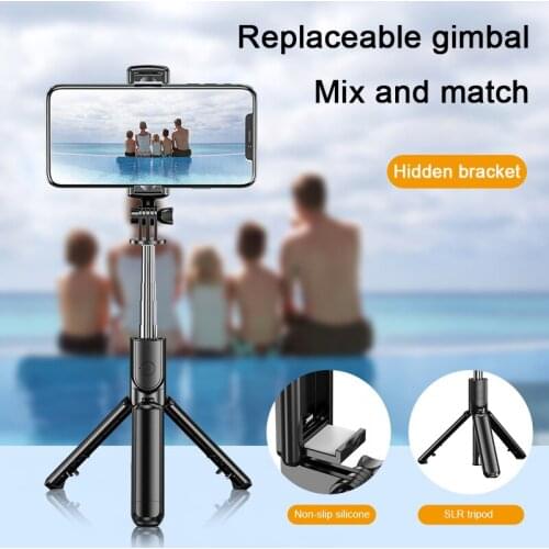 3in1 Wireless Bluetooth Selfie Stick Foldable Handheld Monopod Shutter Remote Extendable Tripod For Iphone IOS Android Phone