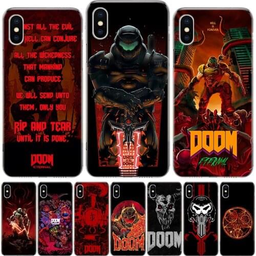 Hot Games Eternal Doom Phone Case For iphone 12 MIni 11Pro MAX XS 8 7 6 6S Plus X 5 5S SE XR SE 2020 Cover Shell Coque