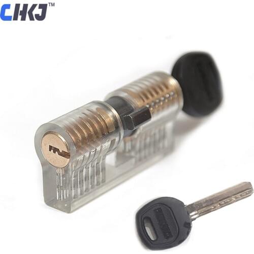 CHKJ Transparent Lock Cutaway Training Skill Professional Visable Practice Padlocks Lock Pick For Locksmith Practice Tools
