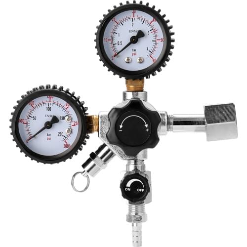 Beer CO2 Keg Regulator Safety Pressure Relief Valve beer brewing machine 0-3000 PSI Tanks Pressure Moonshining Home brewery