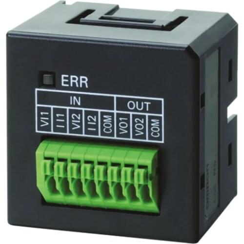 CP1W-MAB221 CP1W PLC I/O Module 2 Inputs, 2 Outputs 0 → 20 mA 0 → 10 V