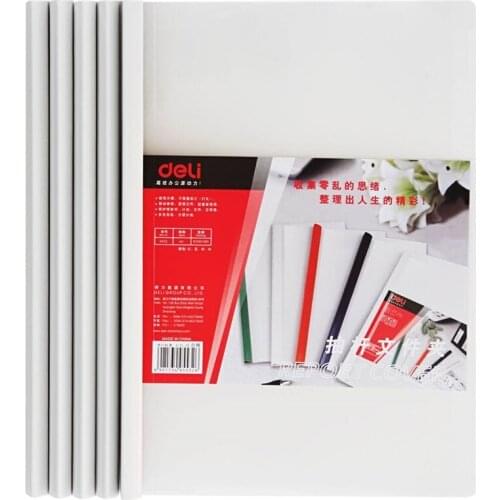 DL Right A4 sucker clip 5532 pull rod clip transparent folder 15mm 5 only Office equipment student supplies