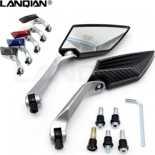 For honda CBR 600 RR 2003-2012 CB 1000 R 2008-2010 Hornet 600 2000-2010 8MM 10mm Motorcycle Mirror Side Mirrors Rear View Mirror