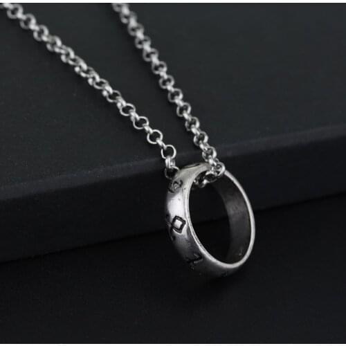 Dongsheng Retail 1 PC The Mortal Instruments: City Of Bones Rune Symbol Pendant Necklace COLLANA ANELLO DELLE RUNE SHADOW HUNTER