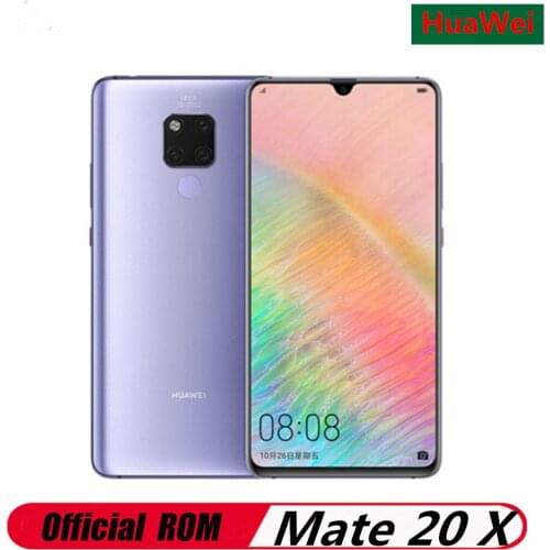New 7.2" Full Screen Huawei Mate 20 X Mobile Phone Kirin 980 Octa Core 8G RAM 256G ROM Android 9.0 40.0MP NFC IP53 Quick Charger