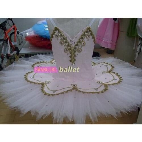 Girls professional tutus pink flower fairy classic ballet costumes sleep beauty nutcracker tutu custom made SB0049