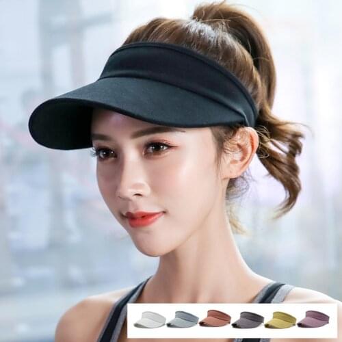 Summer Women Sun Visor Hat Outdoor Sports Running Baseball Cap Hats Beach Empty Hat