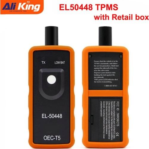 Best EL50448 Auto Tire Presure Monitor Sensor OEC-T5 EL-50448 For G-M/Opel TPMS Reset Tool EL50448 free shipping