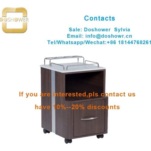 Nail bar cart trolley with salon trolley cart for acrylic salon trolley