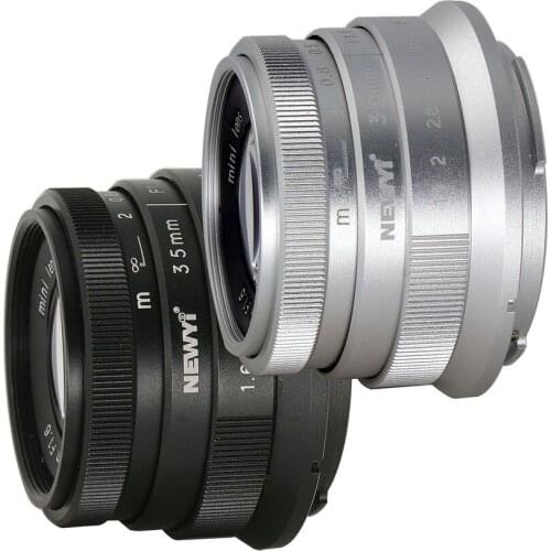 Metal 35mm F1.6 Lens for Canon EOS M M50 M100 M6 SONY A6000 A6300 Fujifilm FUJI X-T1 X-T100 Olympus Panasonic Micro 4/3 Camera