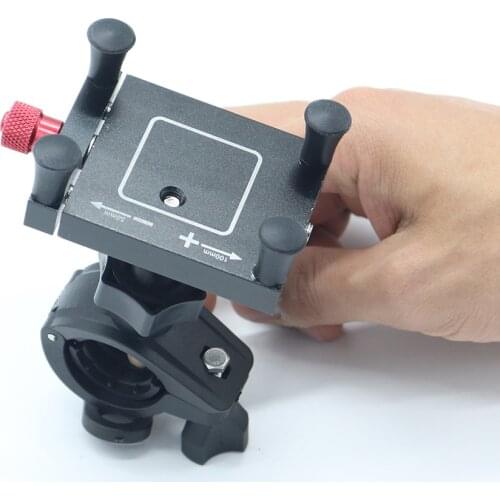 Motorcycle Motorbike Mobile Phone Mount Holder Hand Grip Clamp