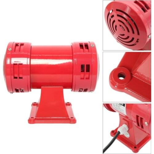 MS-490 AC 110V / 220V 120db Motor Driven Air Raid Siren Metal Horn Double Industry Boat Alarm