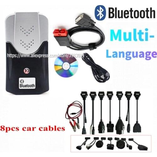 2021 NEW VCI 2018.R0 VD DS150E CDP Professional Scanner vd tcs cdp pro plus bluetooth for delphis obd2 diagnostic tool with usb