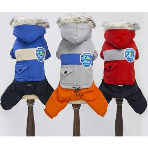 Pet Dog Clothes Costumes Hoodies Winter Cotton Thinker Jacket Coat Ropa Yorkshire Terrier Small Medium Puppy Dogs Chihuahua