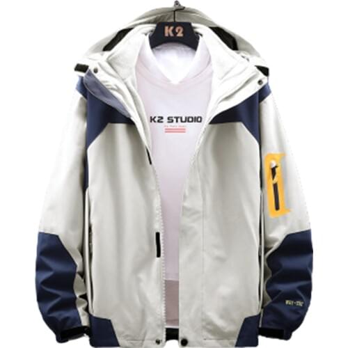 Autumn and Winter windproof warm jacket coat polar fleece Parker casual hooded jacket coat outdoor mountaineering coat