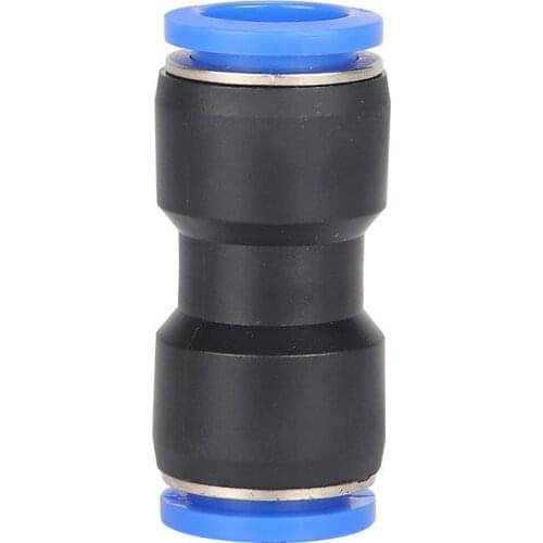 Pneumatic Fittings Straight Through Butt Joint PU 4/6/8/10/12mm Plastic Pneumatic Connector Air hose Air Compressor Accessories