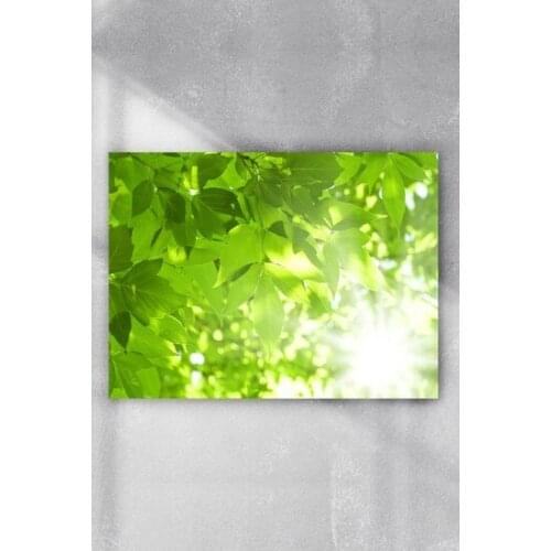 Postermanya Green Leaves Nature Artistic Poster 40x60 cm wall graphics gráficos de parede настенная графика