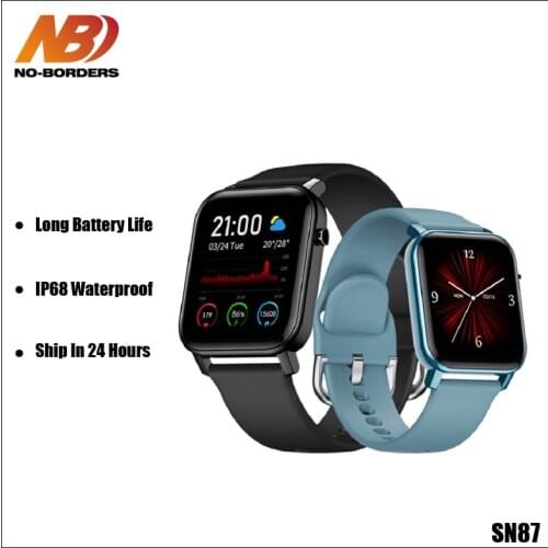 2020 SN87 Smart Watch Men Waterproof Heart Rate Fitness Tracker Full Touch Screen Bluetooth Sport Watch Women For Android