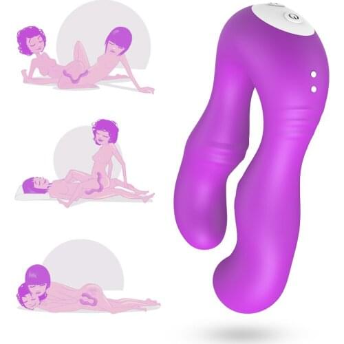 Female Remote Control Vibrators Women 9 Frequency Double Head USB Charging Massage Anal Vibrator For Adults Sex Toys For Woman