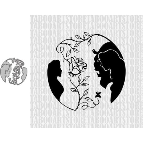 Metal Cutting Dies Beauties and Couples Stencil for DIY Scrapbooking Album Embossing Paper Cards Deco Crafts Die Cuts
